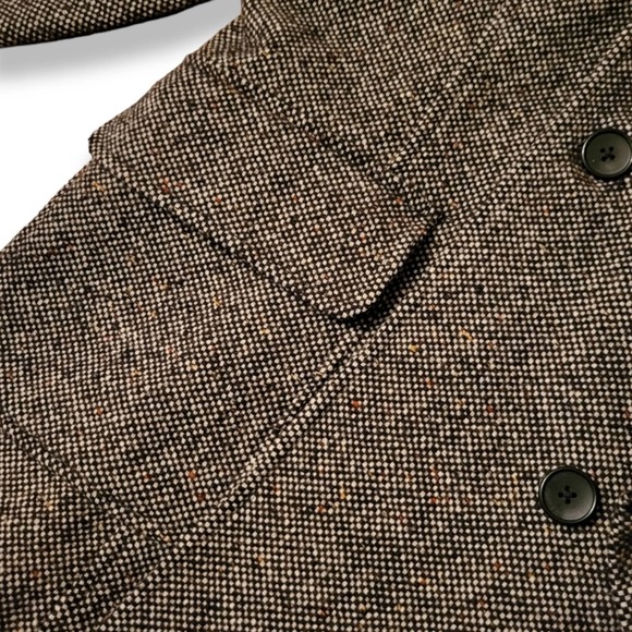 Wool Peacoat Eddie Bauer size Large Plain Weave - Picture 6 of 7